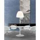 Lámpara colgante de vidrio veneciano soplado a mano - Flora Viadurini