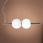 Lámpara colgante de vidrio veneciano soplado a mano - Jupiter Viadurini