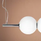 Lámpara colgante de vidrio veneciano soplado a mano - Jupiter Viadurini