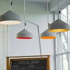 Lámpara suspendida moderna In-es.artdesign Cyrcus Cemento pintado Viadurini