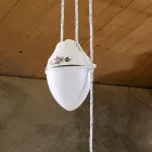 Lámpara colgante Ups and Down de cerámica hecha a mano con Passanastri - Nápoles Viadurini