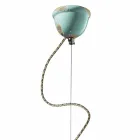 lámpara de estilo retro suspensión hecha Ferroluce Viadurini
