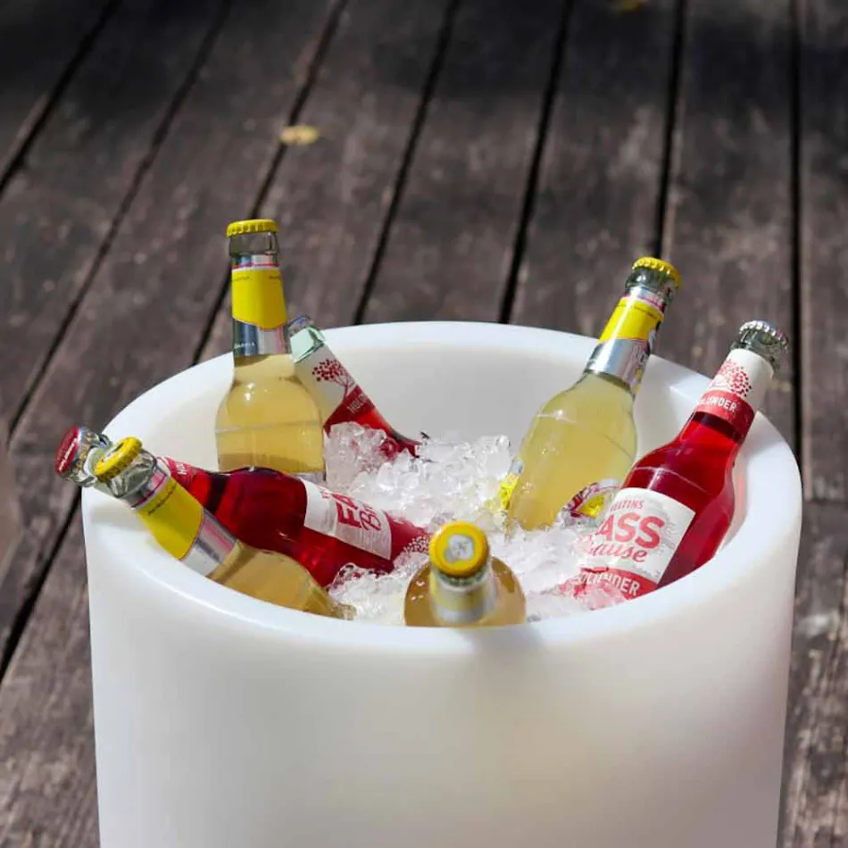 Lámpara de Mesa para Diseño Exterior o Interior con Led, Solar o E27 - Tamburostar Viadurini