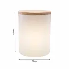 Lámpara de Mesa para Diseño Exterior o Interior con Led, Solar o E27 - Tamburostar Viadurini