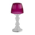 Lámpara de mesa de cristal acrílico con sombrero prismático de colores - Amiglia