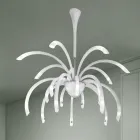 Araña de cristal veneciano de 21 luces hecha a mano en Italia - Jason Viadurini