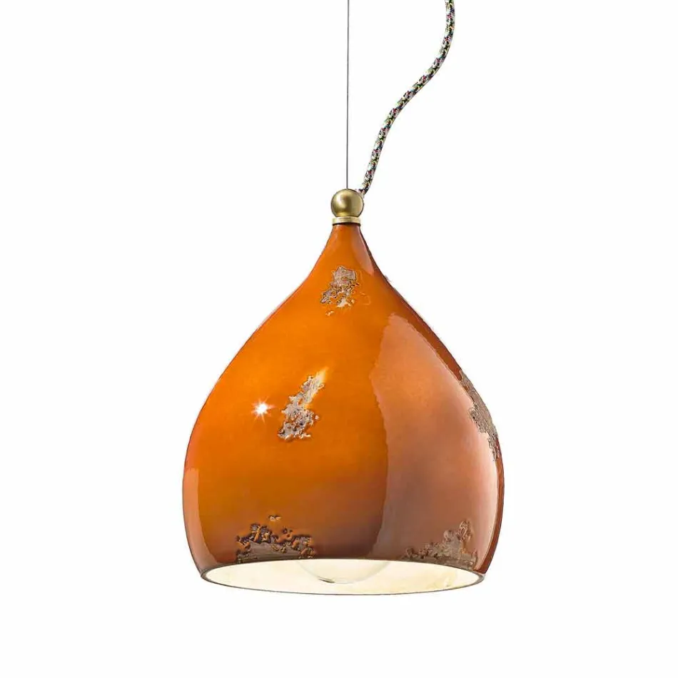 suspensión araña de estilo retro hechos a mano Ferroluce Viadurini