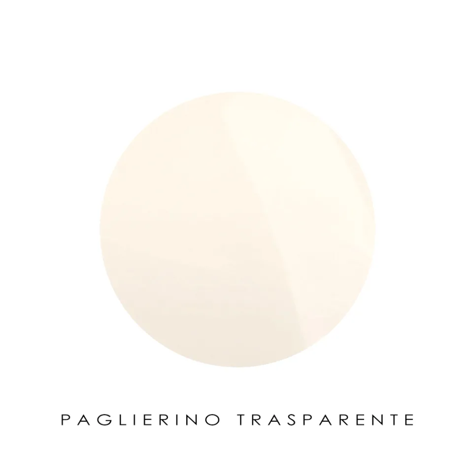 Lámpara de araña de tres luces con barra circular en vidrio soplado, fabricada en Italia - Soffio Viadurini