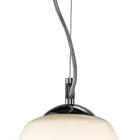 Lámpara de araña veneciana de tres luces con cristal soplado, fabricada en Italia - Soffio Viadurini