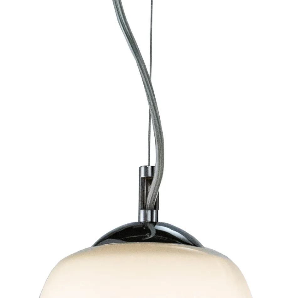 Lámpara de araña veneciana de tres luces con cristal soplado, fabricada en Italia - Soffio Viadurini
