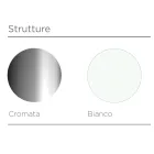 Lámpara de araña hecha a mano en vidrio veneciano y metal - Bolle Balloton Viadurini