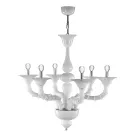Candelabro de vidrio soplado veneciano hecho a mano de estilo clásico - Tocador Viadurini