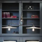 De la lámpara oscilante pulido de cerámica Ferroluce L&#39;Aquila Viadurini