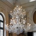 Araña clásica 36 luces en vidrio veneciano Made in Italy - Florentino