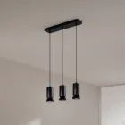 Lámpara de araña con 3 LED en aluminio con recubrimiento de polvo y cable ajustable - Buxus Viadurini