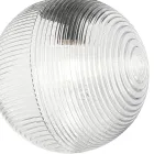 Lámpara de araña de 3 luces de cristal soplado en forma de esfera fabricada en Italia - Prilla Viadurini