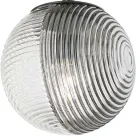 Lámpara de araña de 8 luces de cristal soplado en forma de esfera fabricada en Italia - Prilla Viadurini