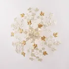 Lámpara colgante de cristal para realzar la luminosidad de los espacios interiores – Orchidea Viadurini