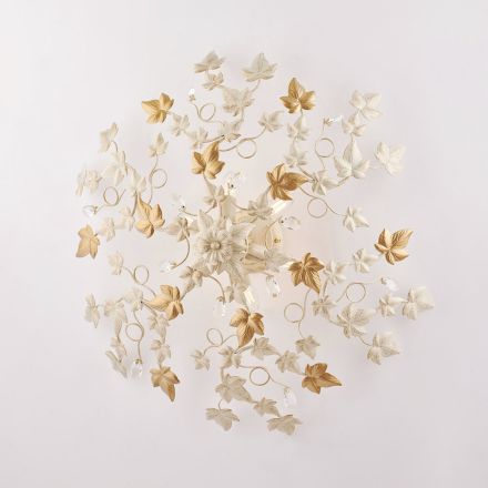 Lámpara colgante de cristal para realzar la luminosidad de los espacios interiores – Orchidea Viadurini