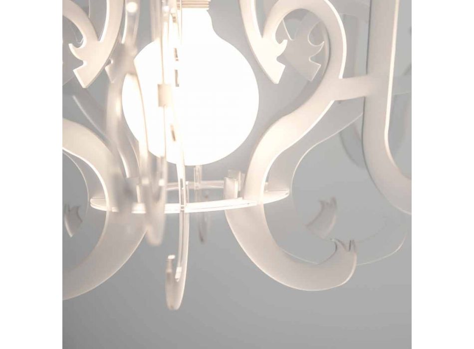 Araña de plexiglás de diseño moderno producida en Italia, Malito Viadurini