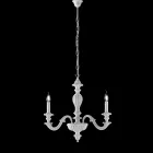 Lámpara de araña de madera para decoración de interiores, fabricada en Italia - Milán Viadurini