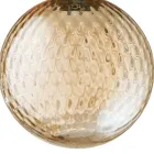 Lámpara de cristal soplado coloreada y con decoración de globos - Hada Viadurini