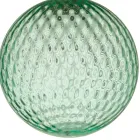 Lámpara de cristal soplado coloreada y con decoración de globos - Hada Viadurini