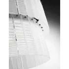 Candelabro moderno 12 luces en vidrio artesanal italiano de lujo - Valadier Viadurini