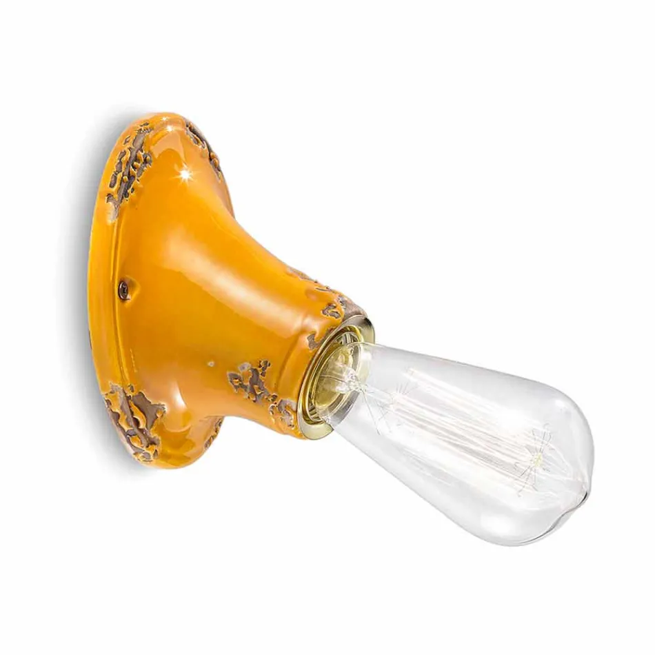 la lámpara del techo elaborado diseño retro de la vendimia Ferroluce Viadurini