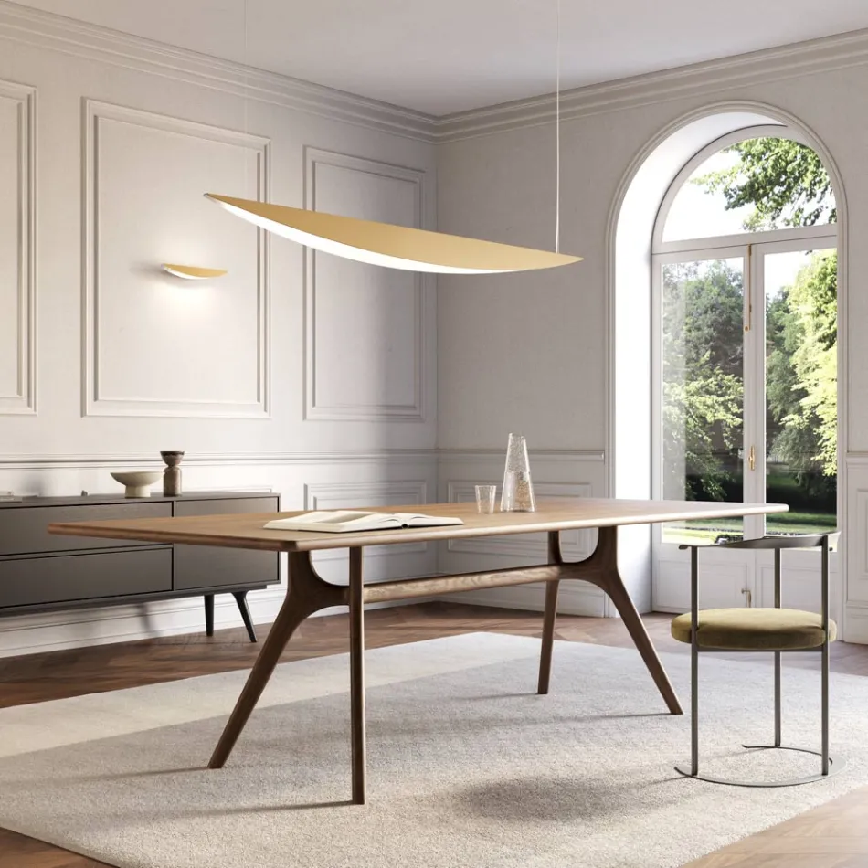 Lámpara de araña de aluminio reciclable en varios colores - Mila Viadurini