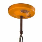 campana de la lámpara del vintage estilo industrial Jillian Ferroluce Viadurini