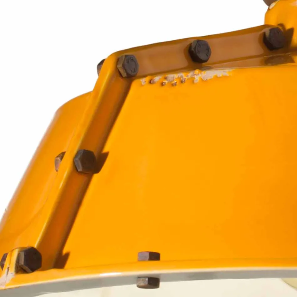 campana de la lámpara del vintage estilo industrial Jillian Ferroluce Viadurini