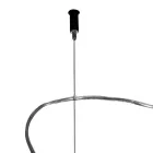 Lumira - Lámpara de araña vertical de tres luces en cristal labrado, fabricada en Italia. Viadurini