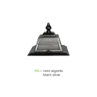 Farola 2 Luces Estilo Vintage en Aluminio Made in Italy - Doroty Viadurini