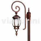 Lámpara de jardín clásica de aluminio Anika hecha en Italia. Viadurini