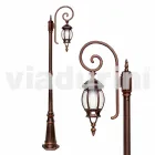 Lámpara de jardín clásica de aluminio Anika hecha en Italia. Viadurini