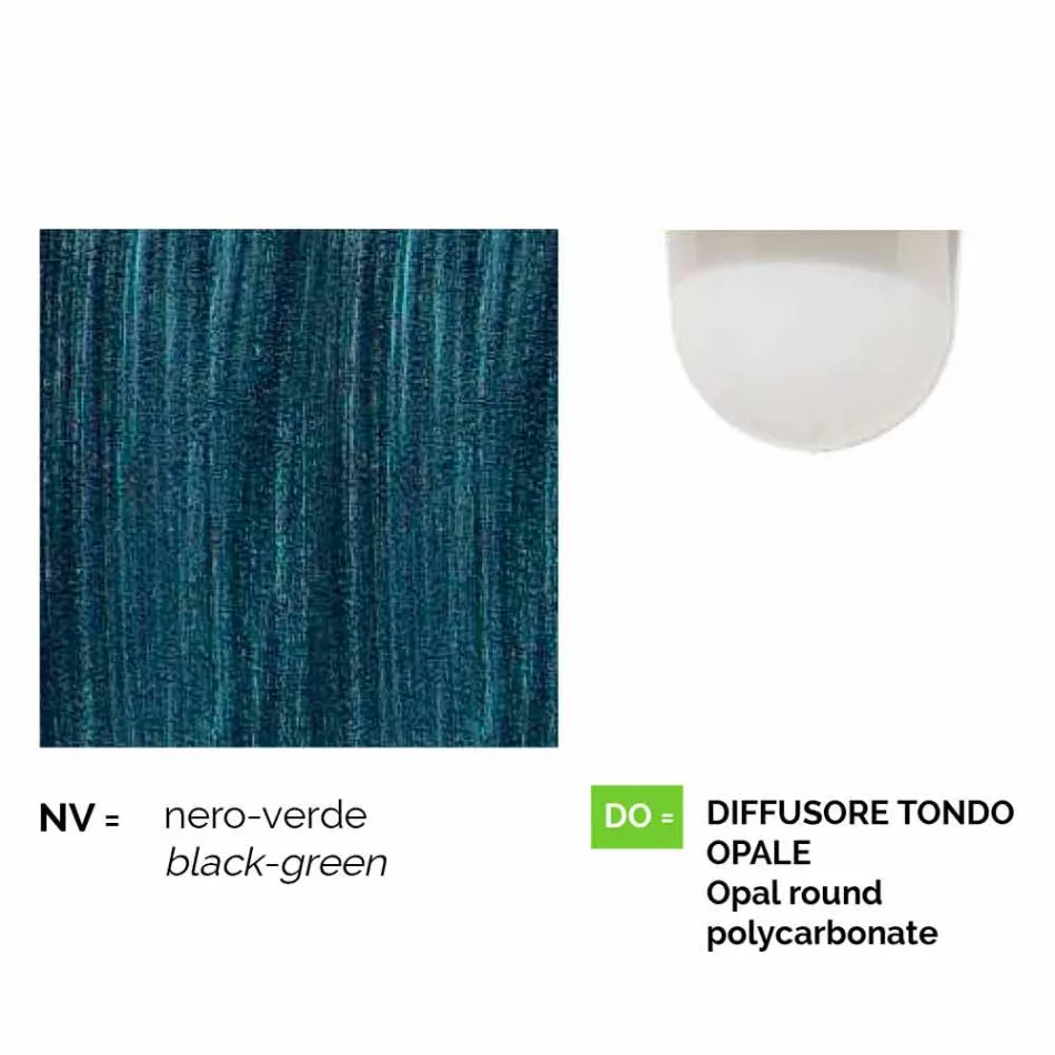 Farola de aluminio de tres luces para exterior fabricada en Italia, Anusca Viadurini