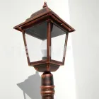 Lámpara de exterior baja en aluminio fabricada en Italia, Aquilina. Viadurini