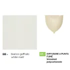 Lámpara de jardín de aluminio blanco de 1 luz producida en Italia, Anusca Viadurini