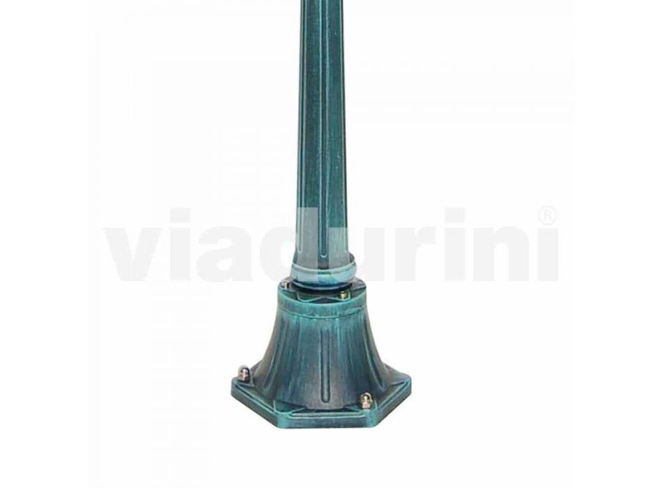 Lámpara de jardín de aluminio fundido a presión fabricada en Italia, Anika. Viadurini