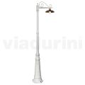 Lámpara de jardín vintage en aluminio y latón Made in Italy - Adela