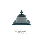 Lámpara de jardín estilo vintage en aluminio y vidrio Made in Italy - Doroty Viadurini