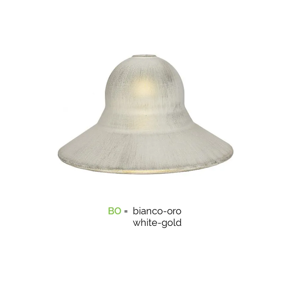 Lámpara de jardín de estilo vintage en aluminio Made in Italy - Cassandra Viadurini