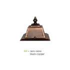 Farola vintage con 2 luces en aluminio y vidrio Made in Italy - Doroty Viadurini