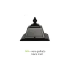 Farola vintage con 2 luces en aluminio y vidrio Made in Italy - Doroty Viadurini