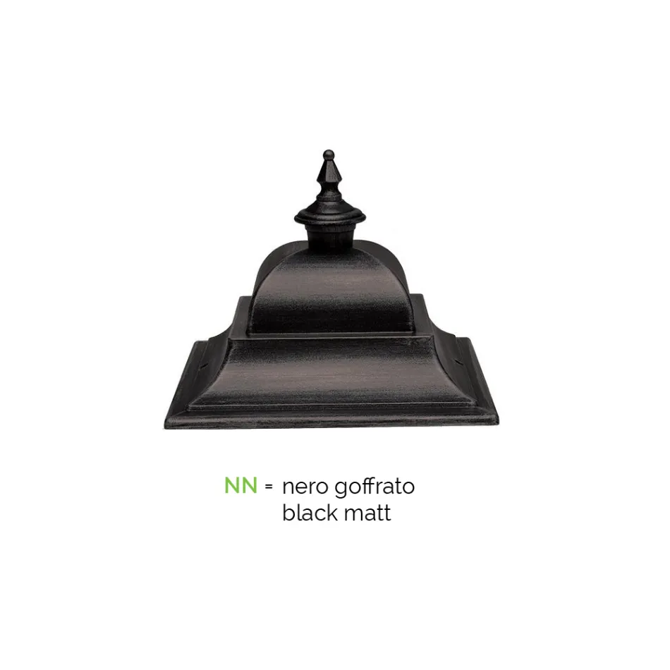 Lámpara de exterior vintage en aluminio Made in Italy - Bonaria Viadurini