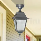 Farol de Techo en Aluminio inyectado y Difusor de Cristal - Scintilla Viadurini
