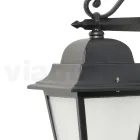 Farol de exterior en aluminio inyectado y difusor de cristal - Scintilla Viadurini