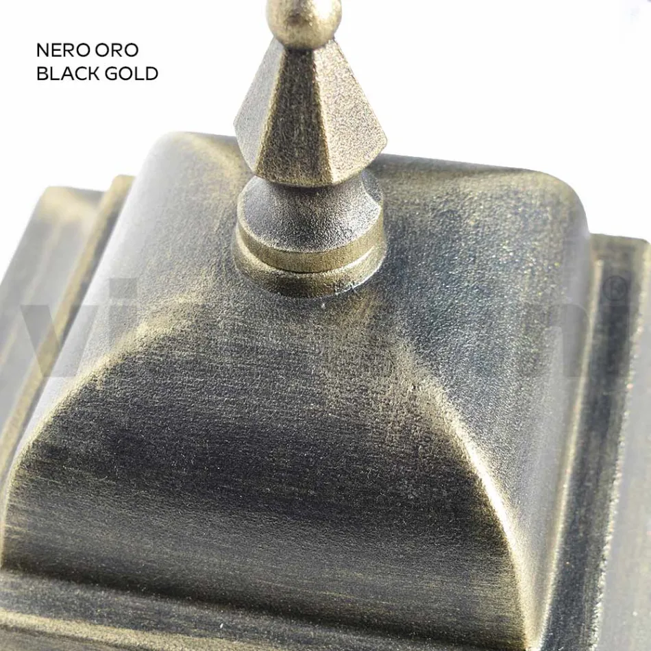 Farol de Exterior en Vidrio y Aluminio en 5 Acabados Diferentes - Alchemist Viadurini