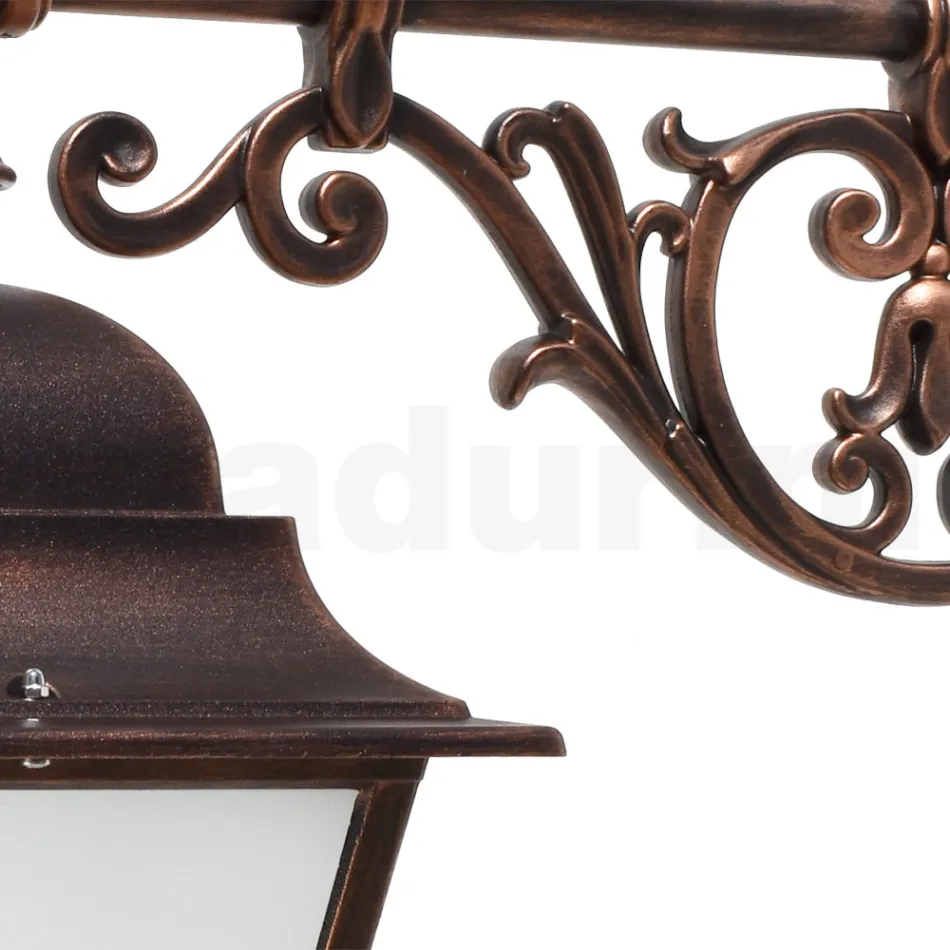 Farol de Exterior en Vidrio y Aluminio en 5 Acabados Diferentes - Alchemist Viadurini